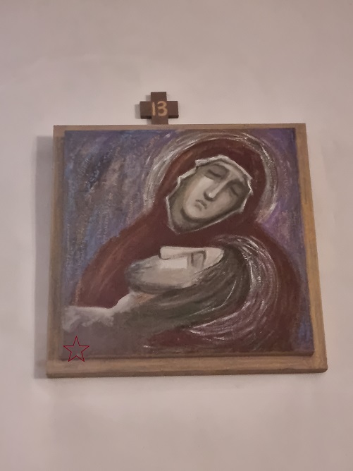 인제성당 십자가의 길 제13처 사진