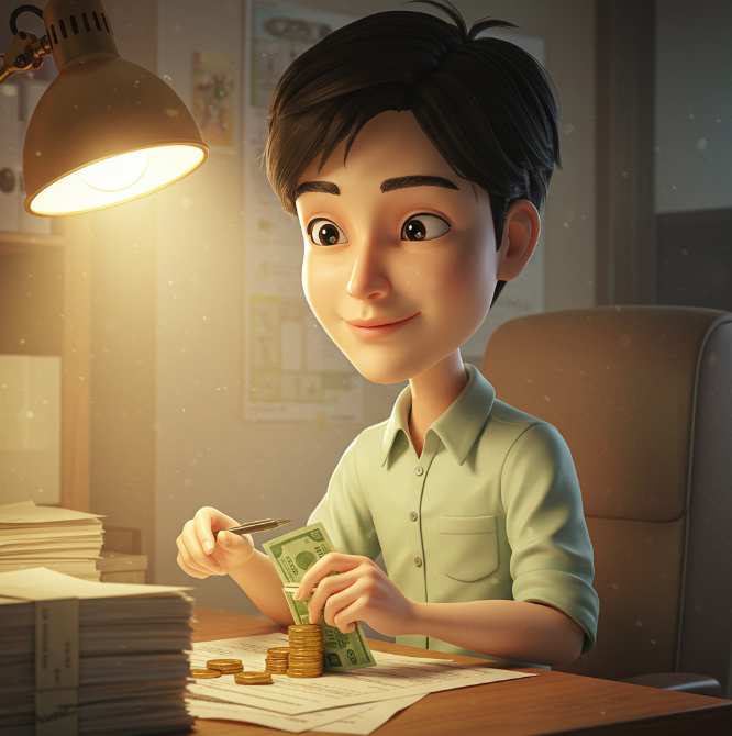 인고와 축적의 시간, 긴 시간이라도 즐겁게 버틸 수 있는 이유! 자금의 압박에서 벗어나자-구글 제미나이 생성 이미지