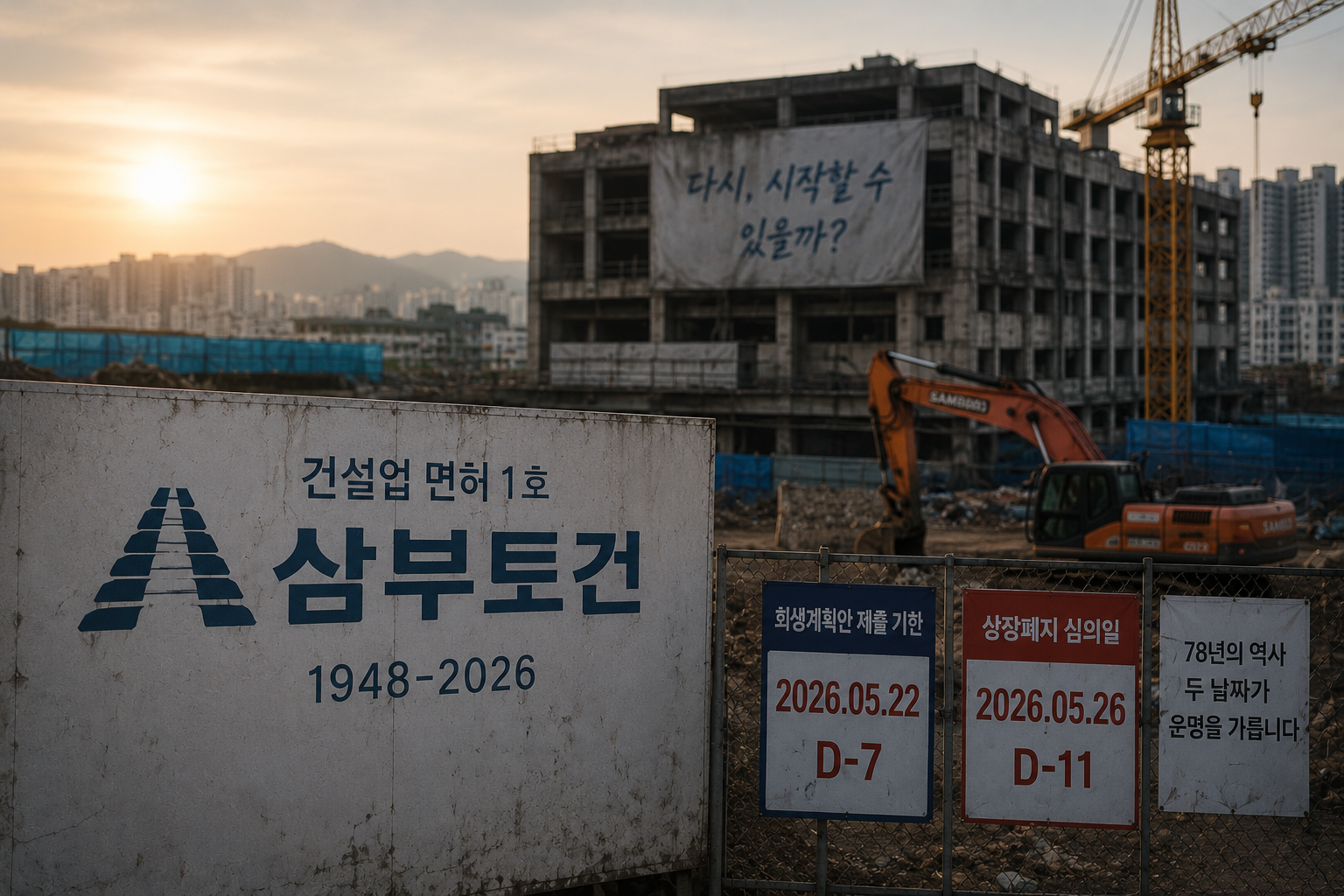 "삼부토건 주식 지금 어떻게 해야 하나, 회생계획안 D-7 핵심 정리"