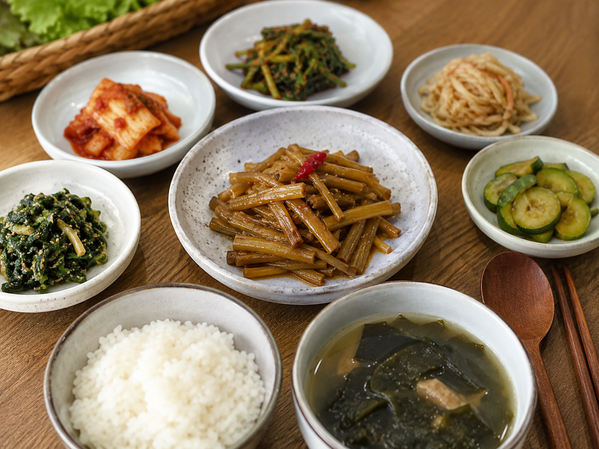 머위대 들깨볶음
