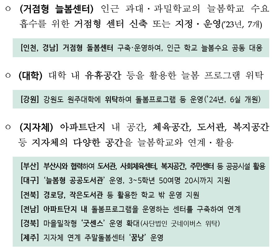 늘봄학교, 학생, 학부모, 교사