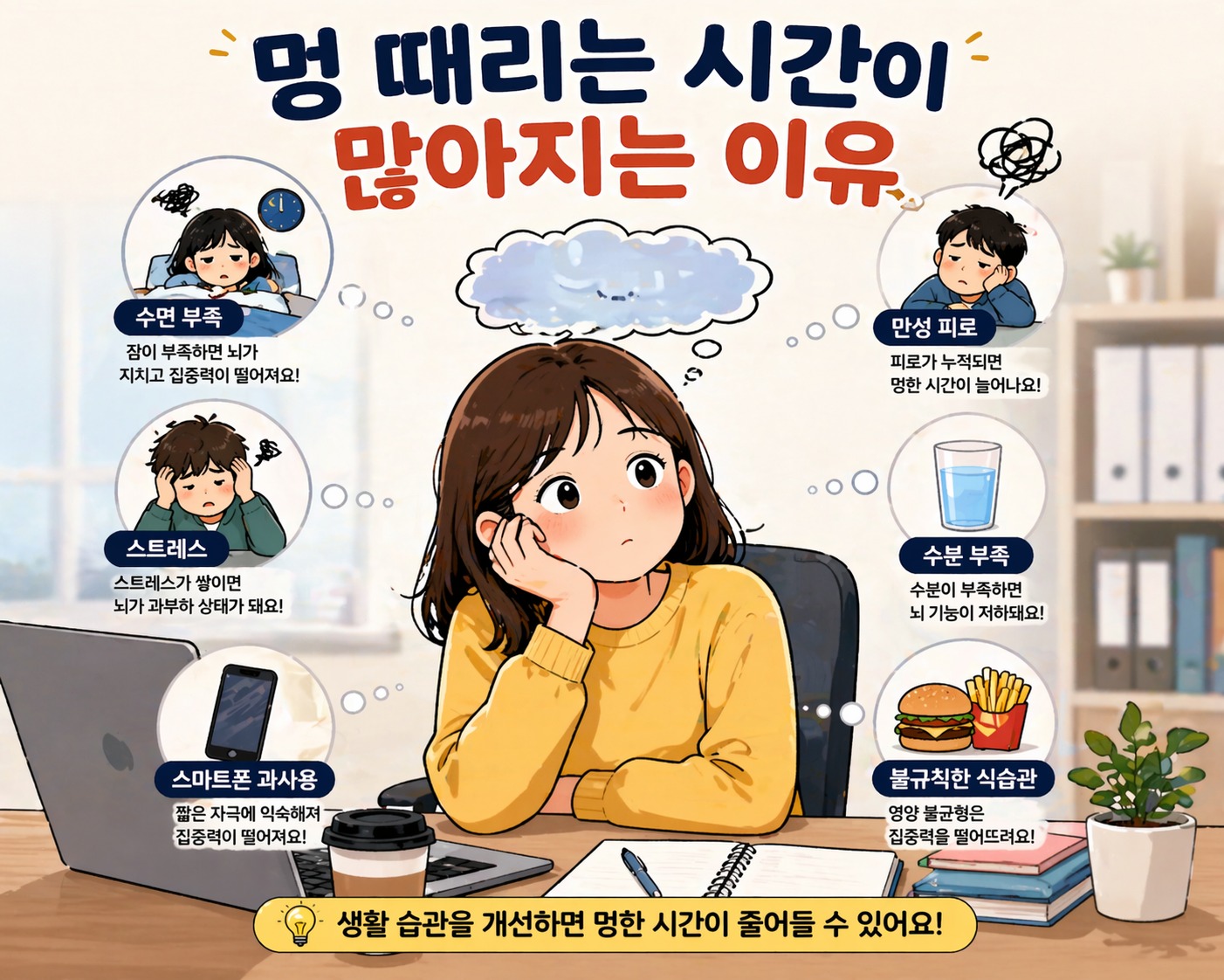 멍 때리는 시간이 많아지는 이유 -사진-