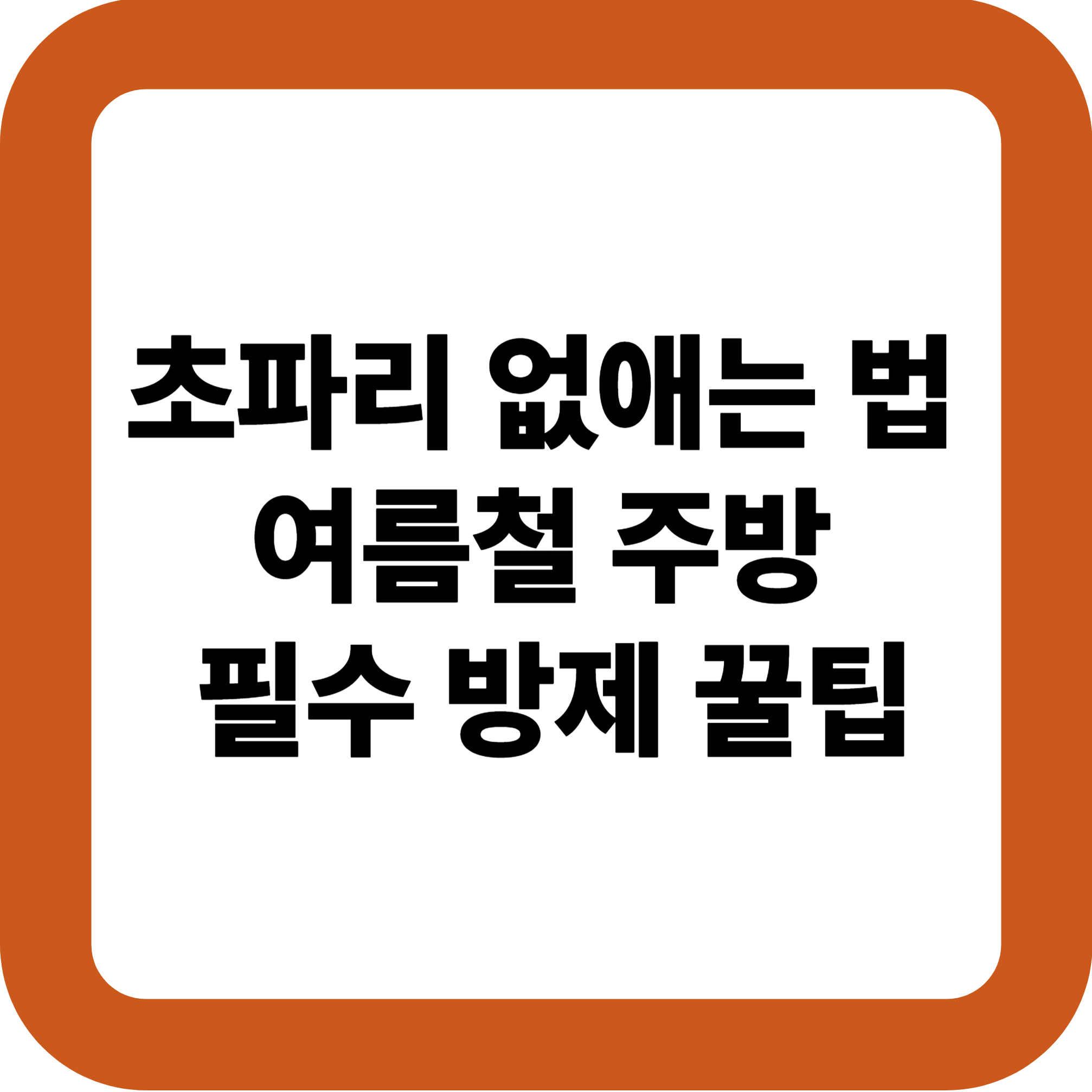 초파리 없애는 법 ❘ 여름철 주방 필수 방제 꿀팁
