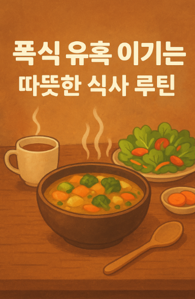 폭식 유혹을 이기는 따뜻한 식사 루틴