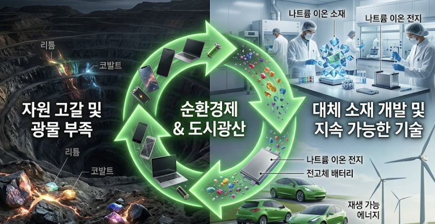 첨단 기술의 아킬레스건, 광물 자원의 고갈과 미래를 여는 대체 소재의 위대한 도전