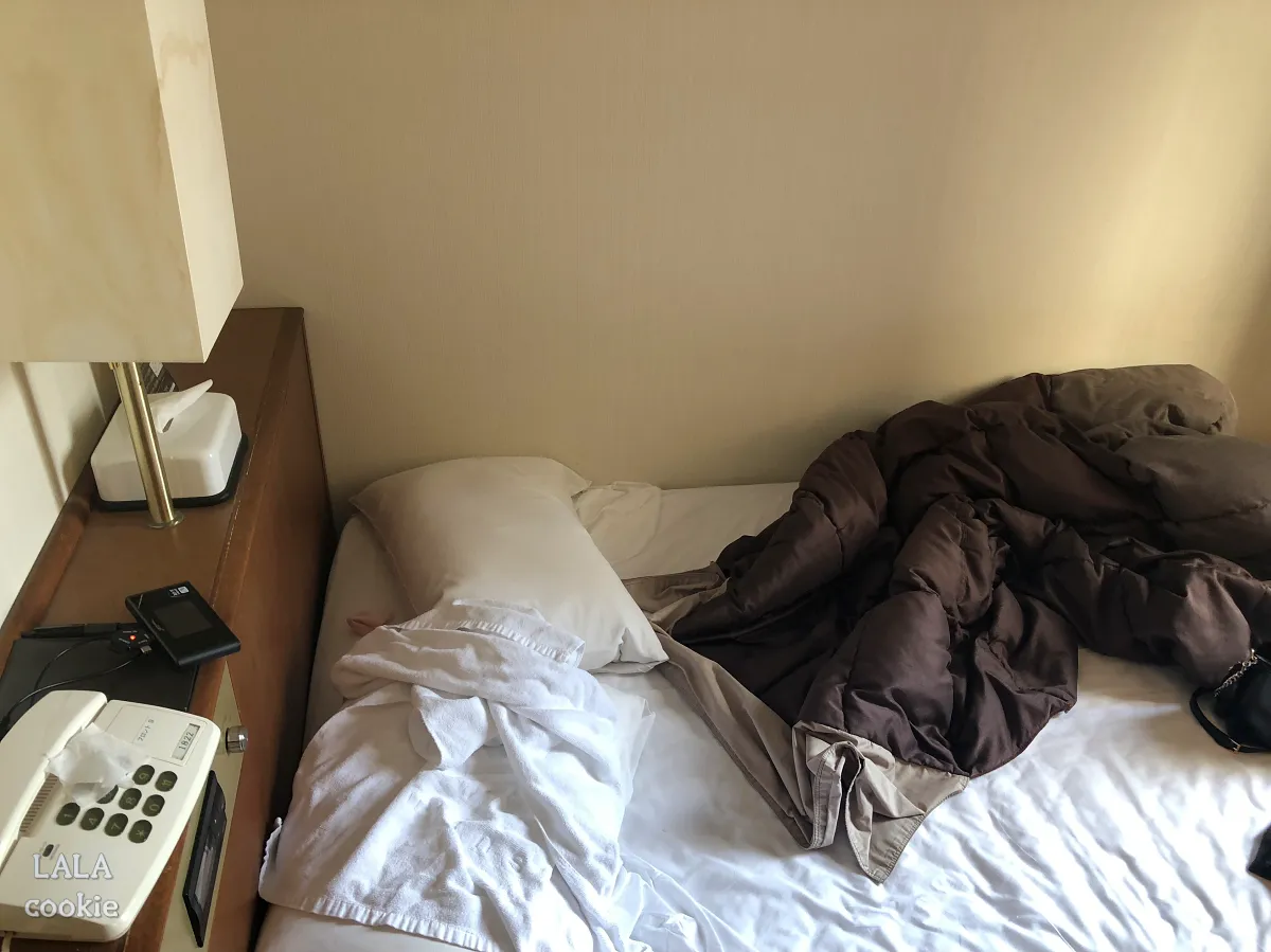 후쿠오카-텐진-가성비-숙소-추천-플라자호텔-후기-침대-더블-사이즈