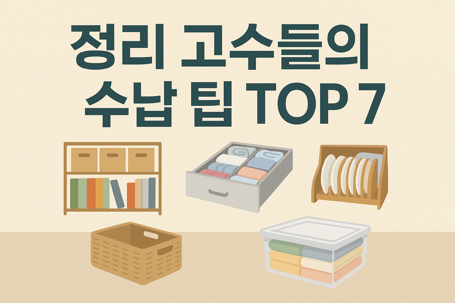 정리수납 팁 이미지