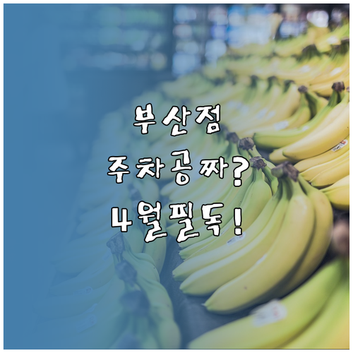 2026년 4월 롯데마트 부산점 쇼핑..