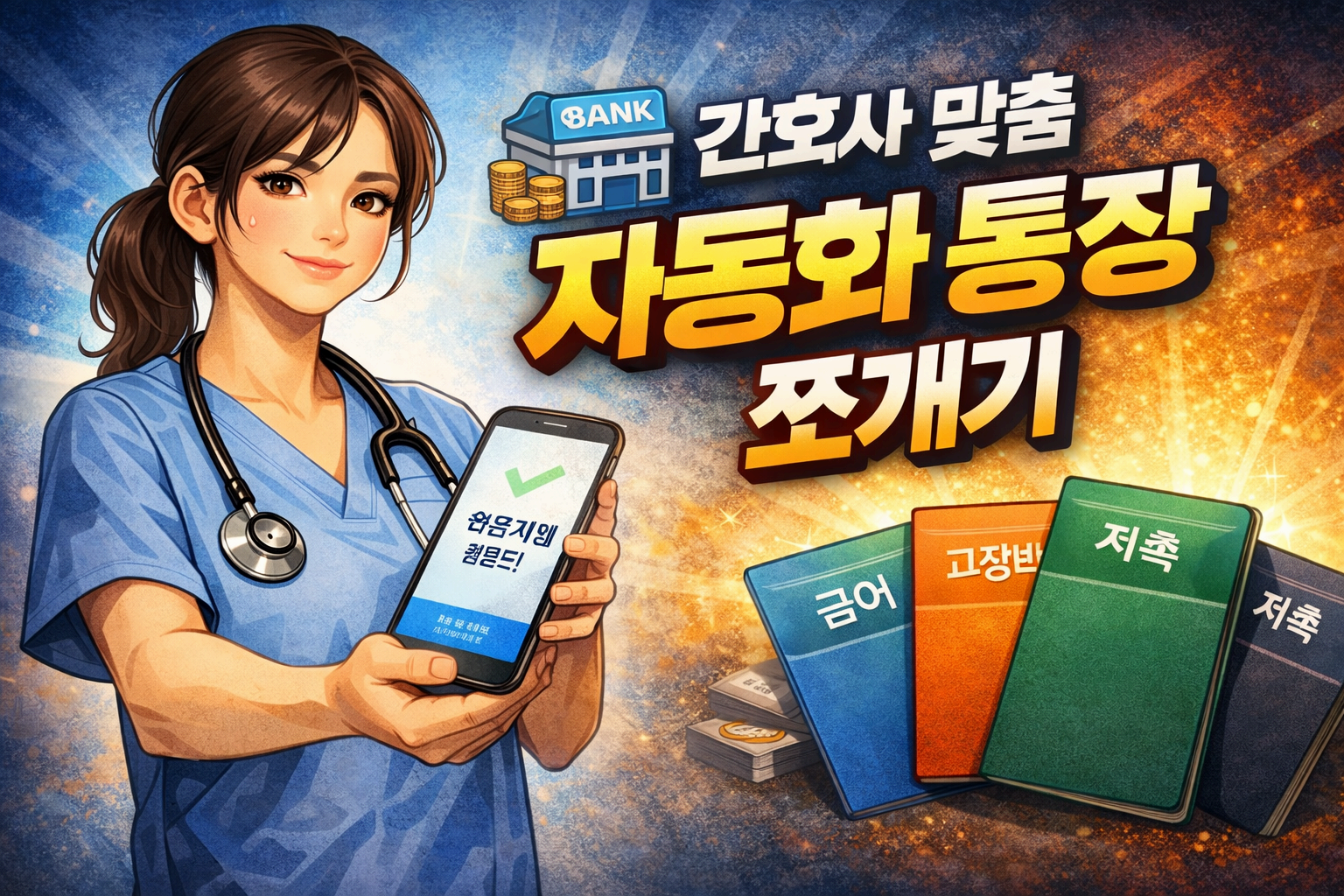 [간호사 재테크 03] 바쁜 간호사를 위한 &lsquo;자동화 통장 쪼개기&rsquo; 프로토콜