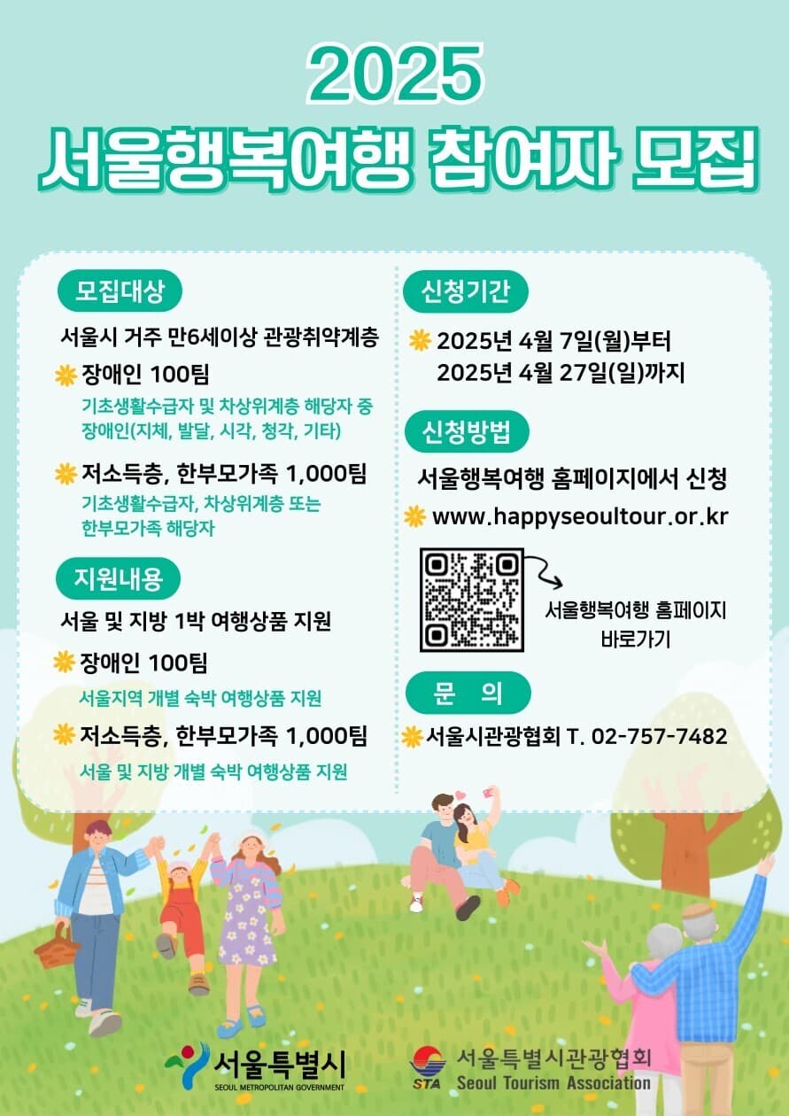 2025 서울행복여행 참여자 모집