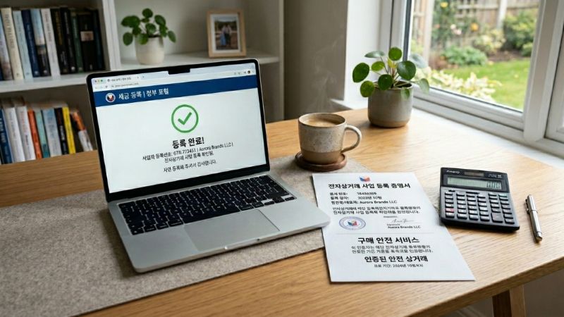 전자상거래 등록 방법