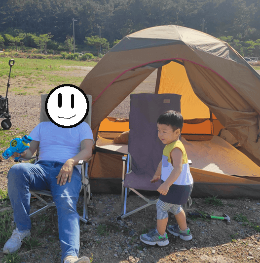 노지캠핑장에서 처음 피칭한 캠프타운 어드밴쳐