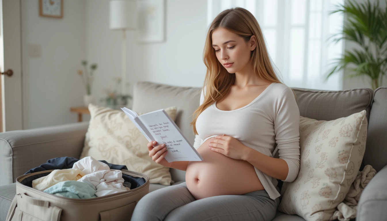 출산 준비를 하는 모습