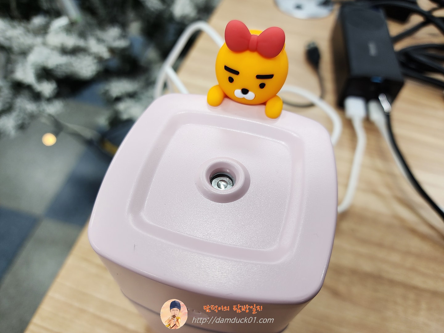 카카오프렌즈 데일리 미니 가습기(WM-HUMIDF 리본 라이언)