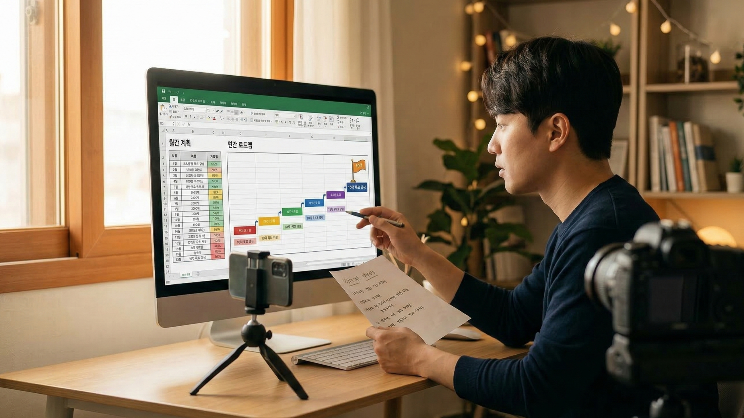 10억 채널, 꿈만 꿀 것인가? 현실로 만드는 구체적인 월간&middot;연간 로드맵 관련 이미지