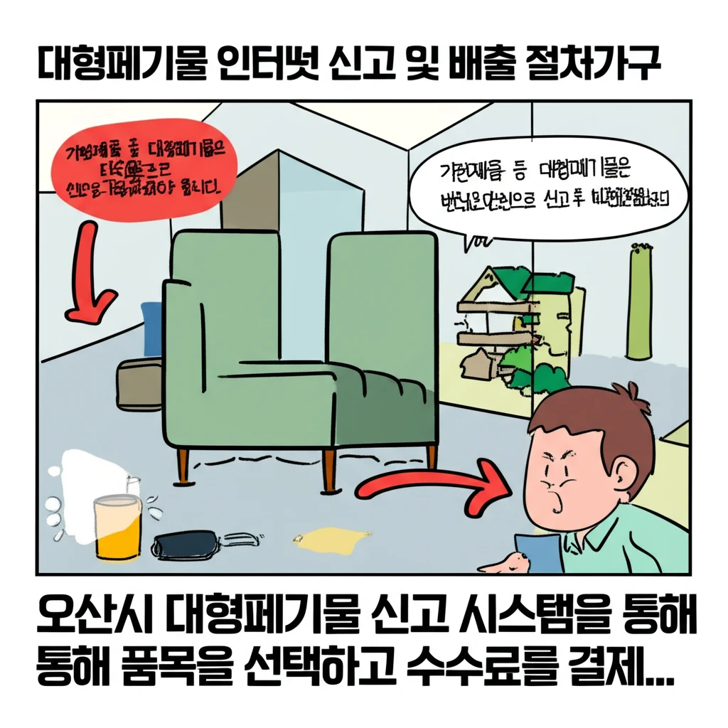 오산 청학동 깨끗한 환경 쓰레기 배출..
