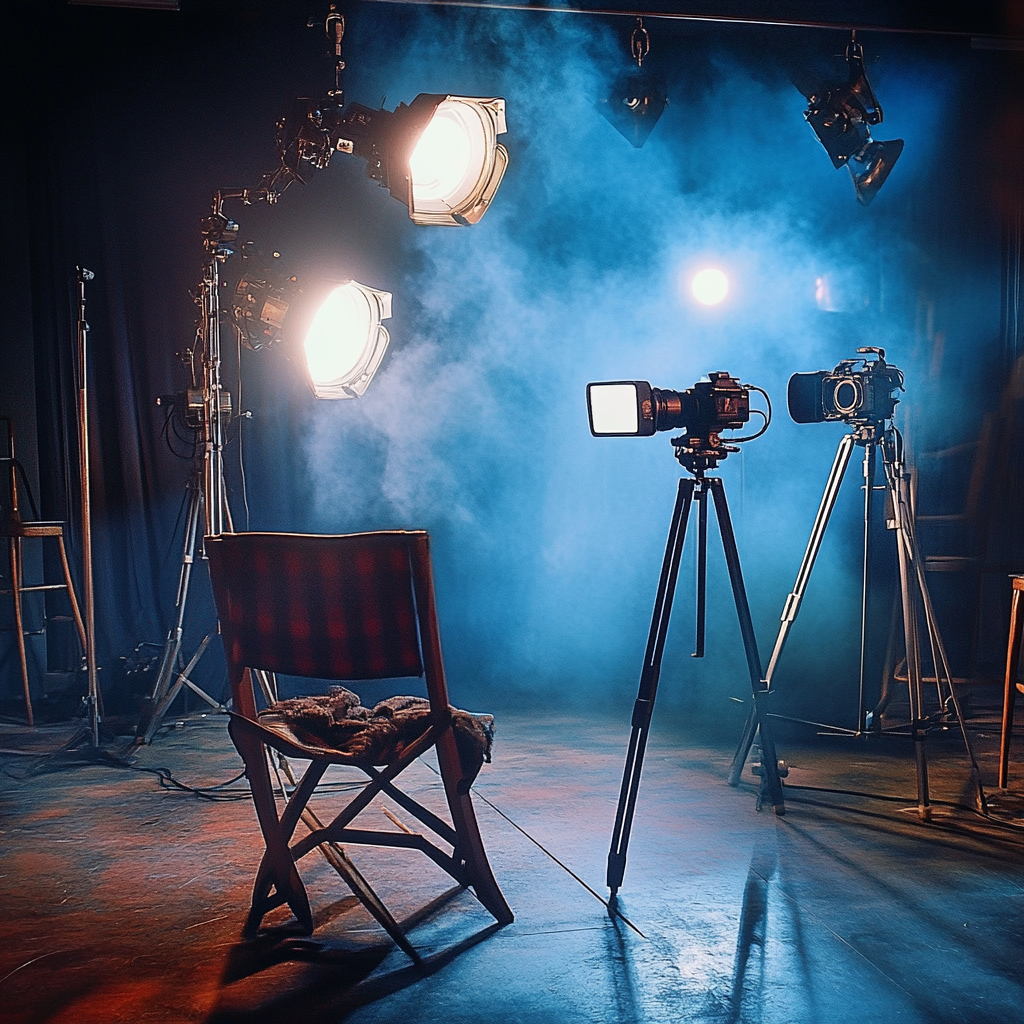 조명 연출과 관련된 사진