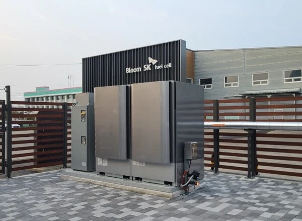 구미 제조공장 내 설치된 130kW 규모 SOEC(고체산화물연료전지) 설비