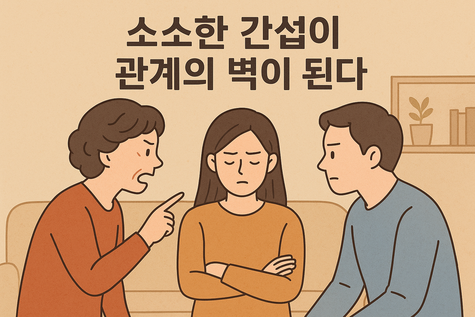 시부모의 소소한 간섭이 큰 벽을 만든다