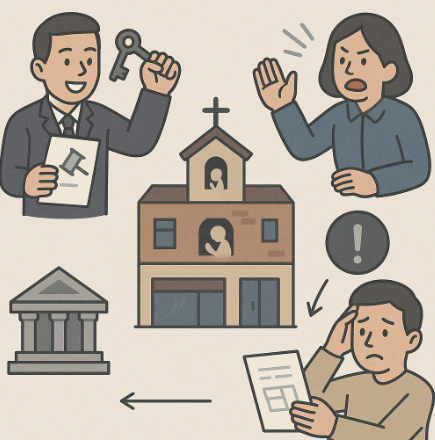 낙찰 후 종교시설 민원