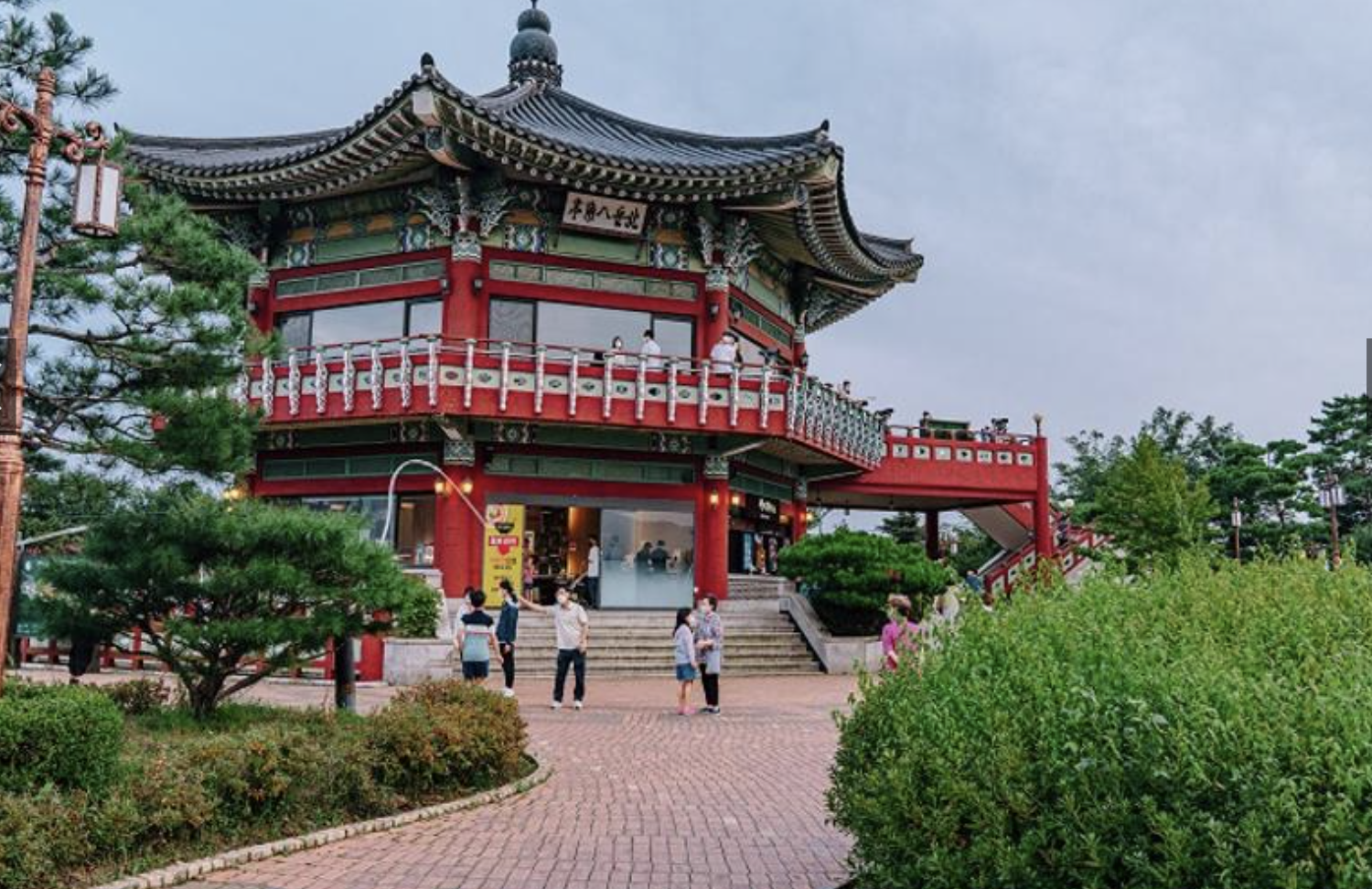 북악산 팔각정