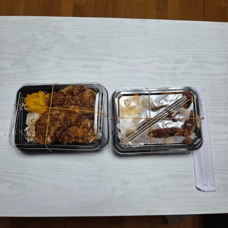 연돈볼카츠 이마트 용산점 포장 구성