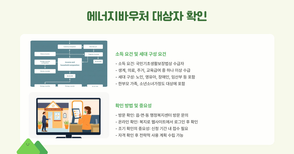 에너지바우처 신청 방법 (+ 대상자 확인·잔액조회 놓치면 손해!)