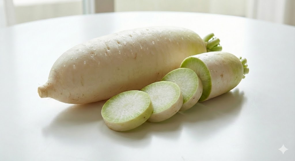 비타민 C 함량이 2배 높은 무 껍질 섭취로 면역력을 강화하고 노화를 예방하는 항산화 가이드