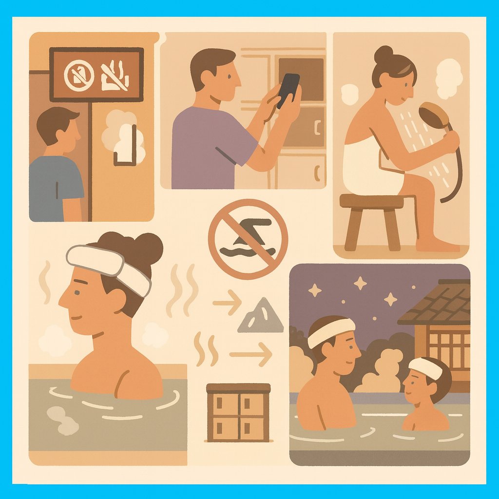 일본 온천 매너 총정리: 처음 가도 완벽한 온천 에티켓 가이드