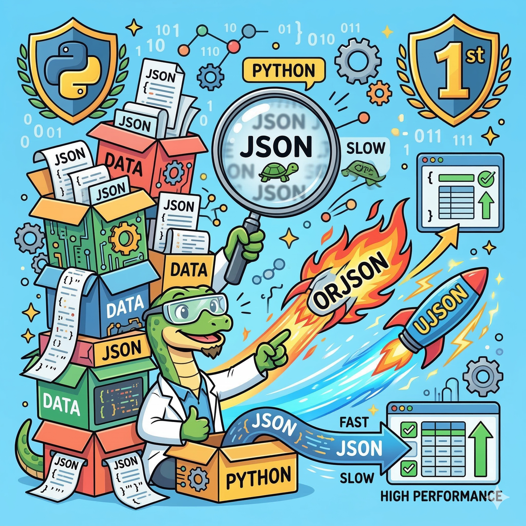 orjson vs ujson 성능