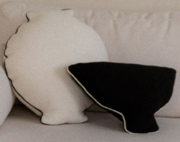 달항아리모양 쿠션