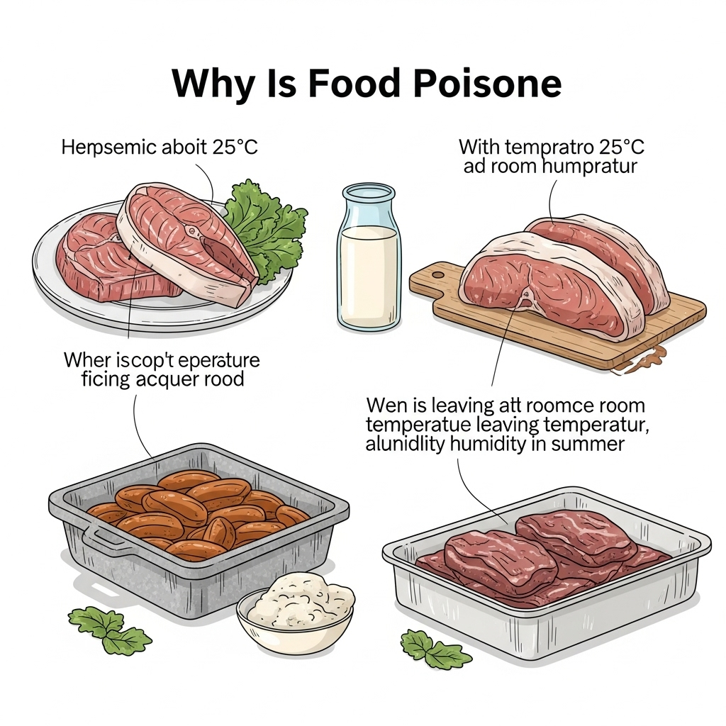 식중독은 왜 여름에 더 잘 생길까?