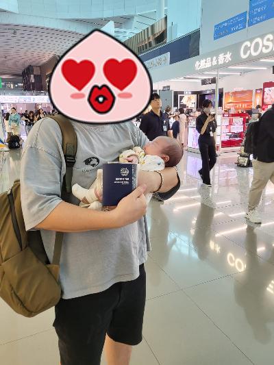 신생아국제선이용, 신생아비행기탑승후기