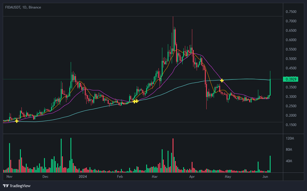 본피다(Bonfida) 코인 차트 분석