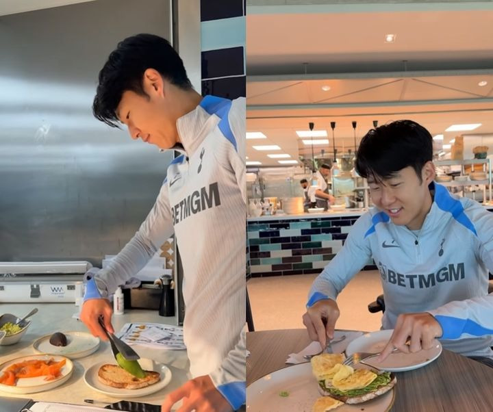 손홍민이 아침마다 먹는 3가지 음식