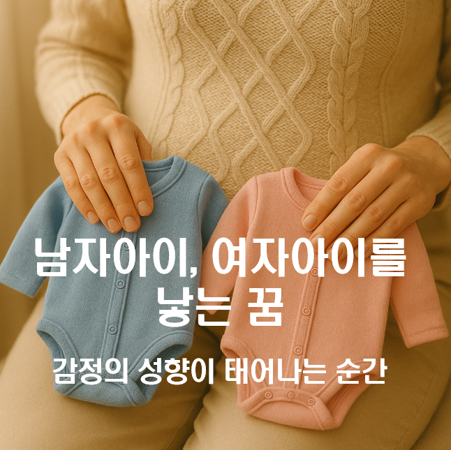 남자이이, 여자아이를 낳는 꿈