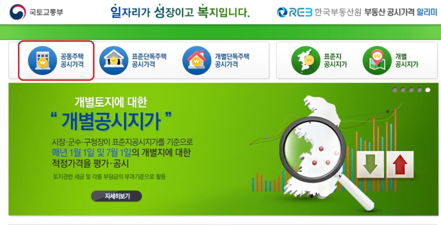 공동주택 공시가격