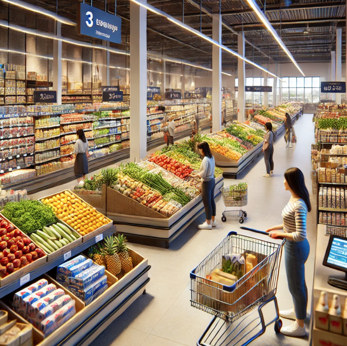 호주에서 장보는 마트 사진