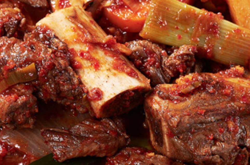 6시내고향 안동북문시장 안동한우갈비밀키트로 만든 뼈찜