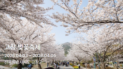 벚꽃축제 일정
