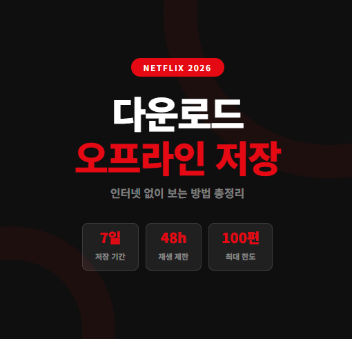 넷플릭스 영화 다운로드