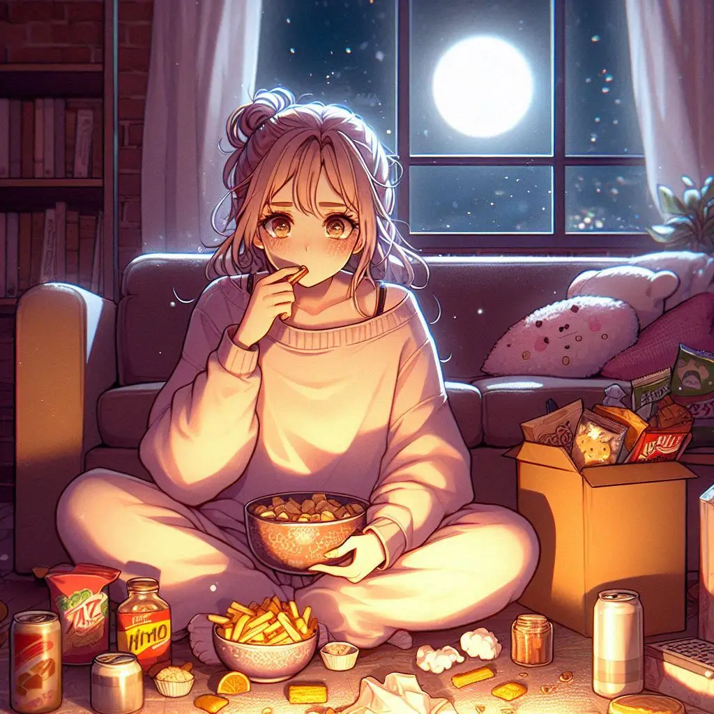 폭식하는 이미지