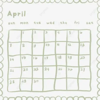 2025년 4월 달력 배경화면 일러스트 이미지 모음_20
