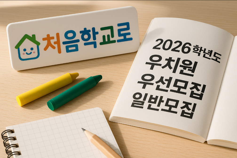 처음학교로 2026 유치원 우선모집 vs 일반모집 차이점 완벽 정리