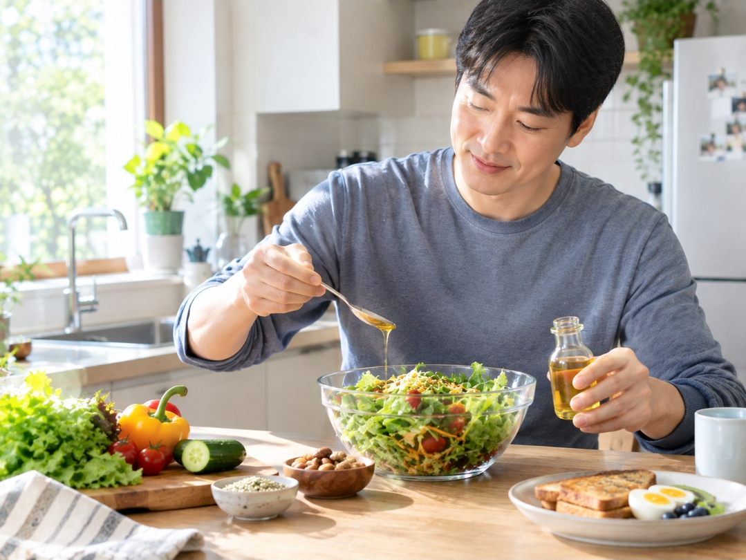 식용 대마종자유 샐러드