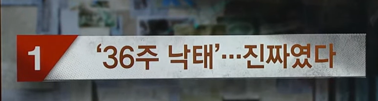 36주 임신중절 낙태 사건 파장 법적 쟁점