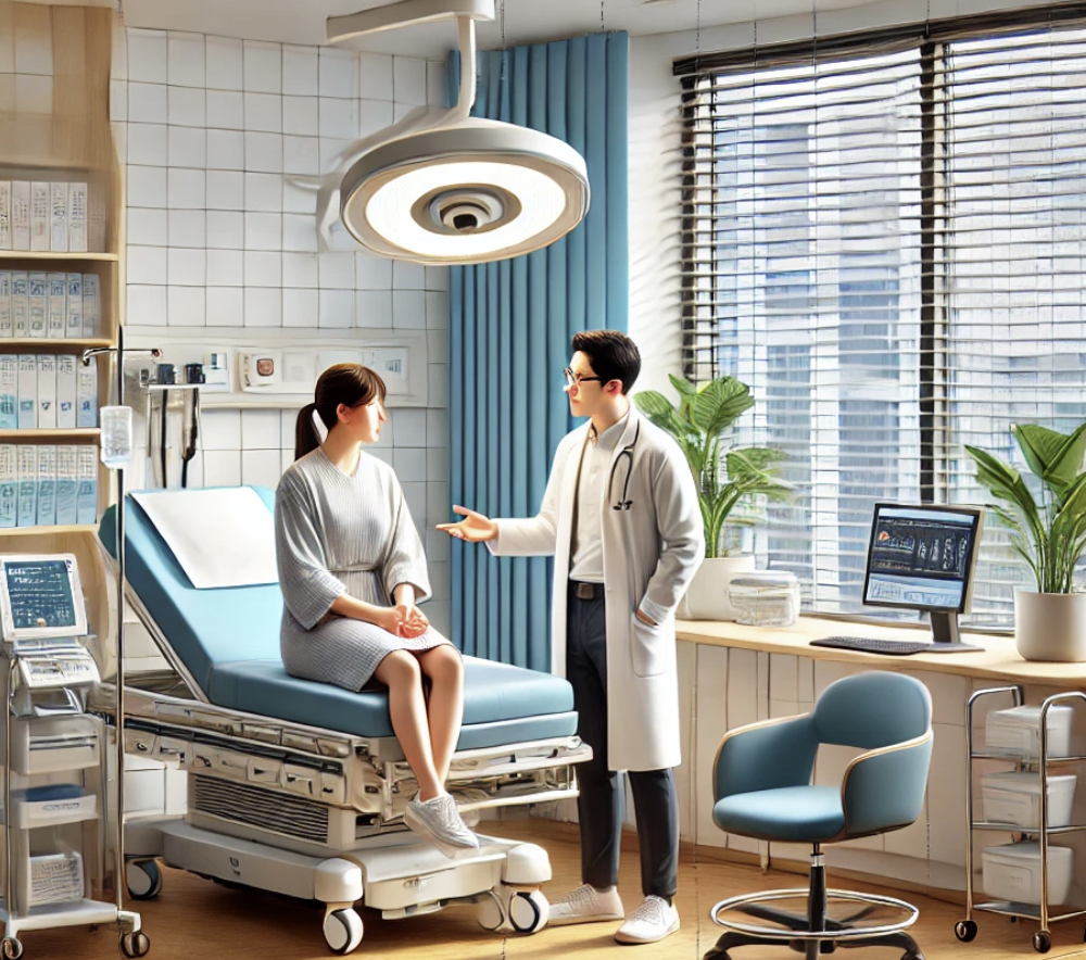 건강보험 부당 수급에 관련된 상황을 설명하는 의사