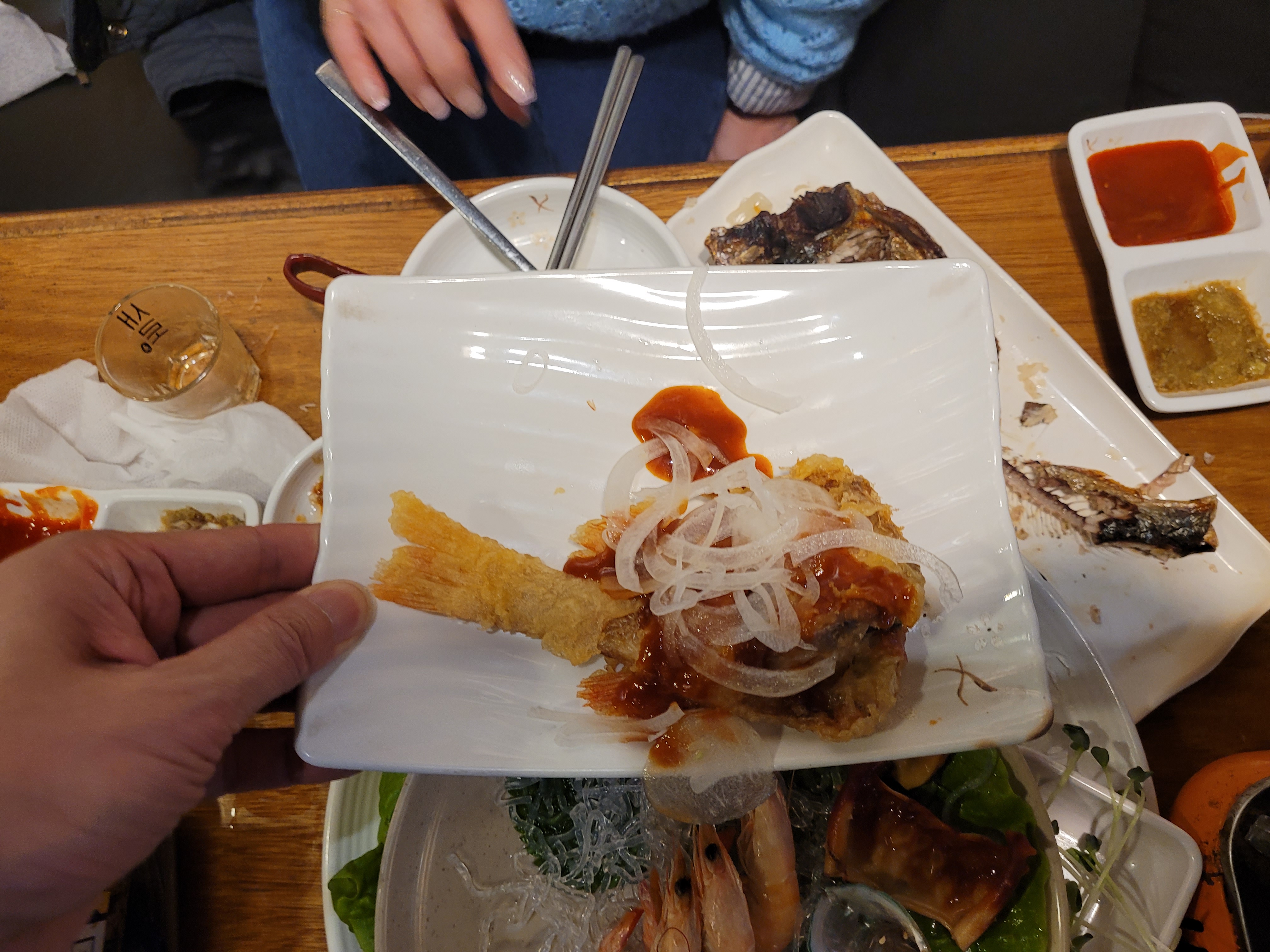 생선튀김과 생선구이