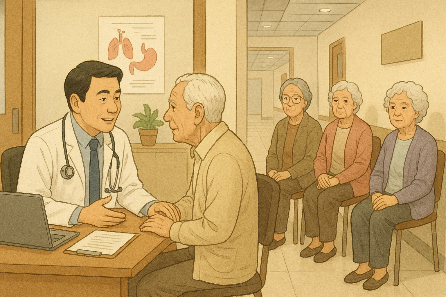 AI 기반 맞춤 운동의 고령자 건강관리 효과 관련 이미지