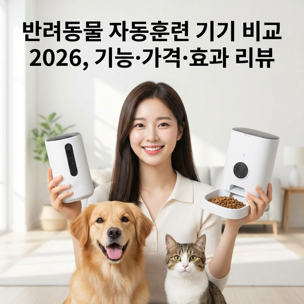 반려동물 자동훈련 기기 비교 2026 | 기능·가격·효과 리뷰